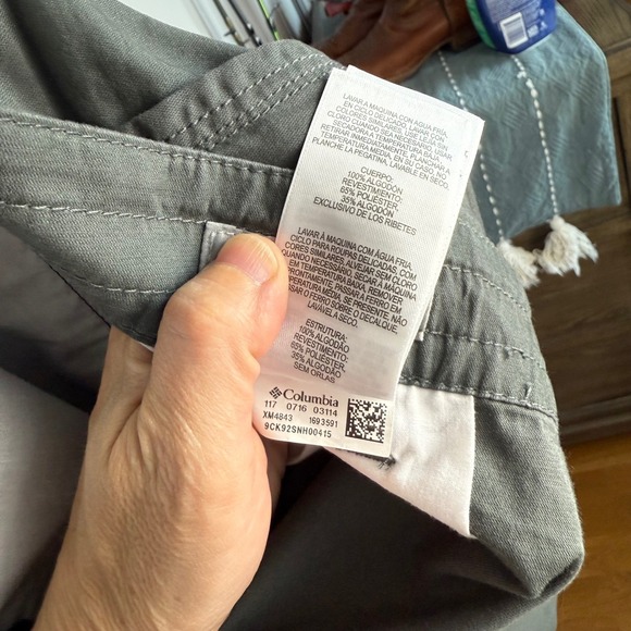 Columbia Mens 42 Cargo Shorts Regular Fit Olive Green Casual Outdoor - Picture 6 of 7